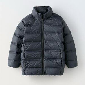 Zara Kids Puffer Jacket - Navy/Black